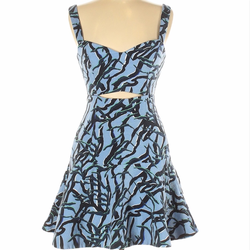 CAMILLA AND MARC Night Flute Print Flare Dress